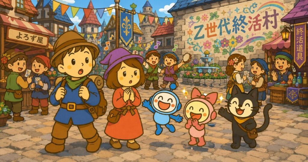 Z世代終活村に到着