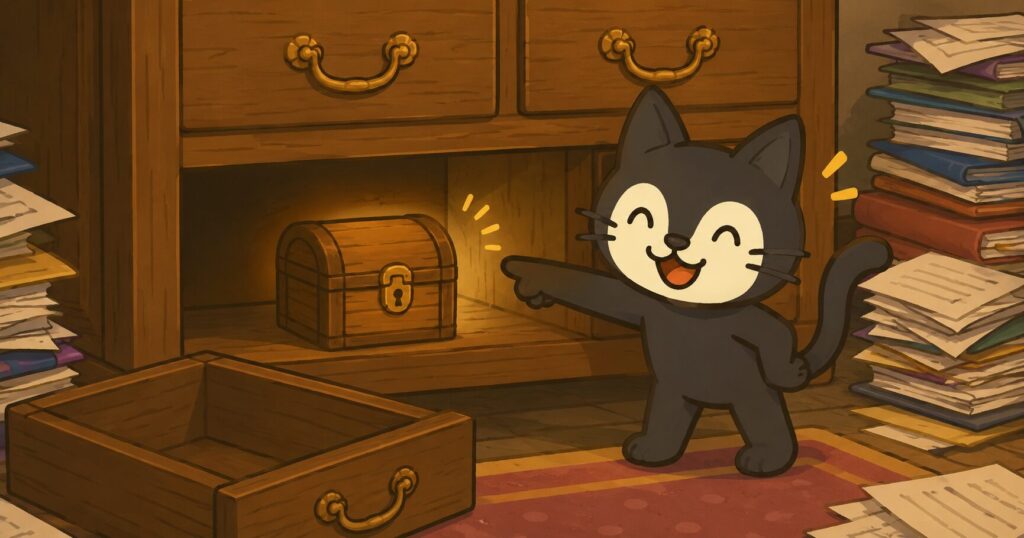 見つけたみゃッ!