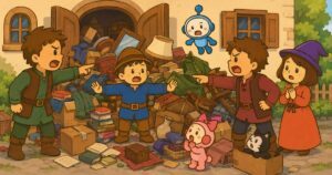 言い争う2人