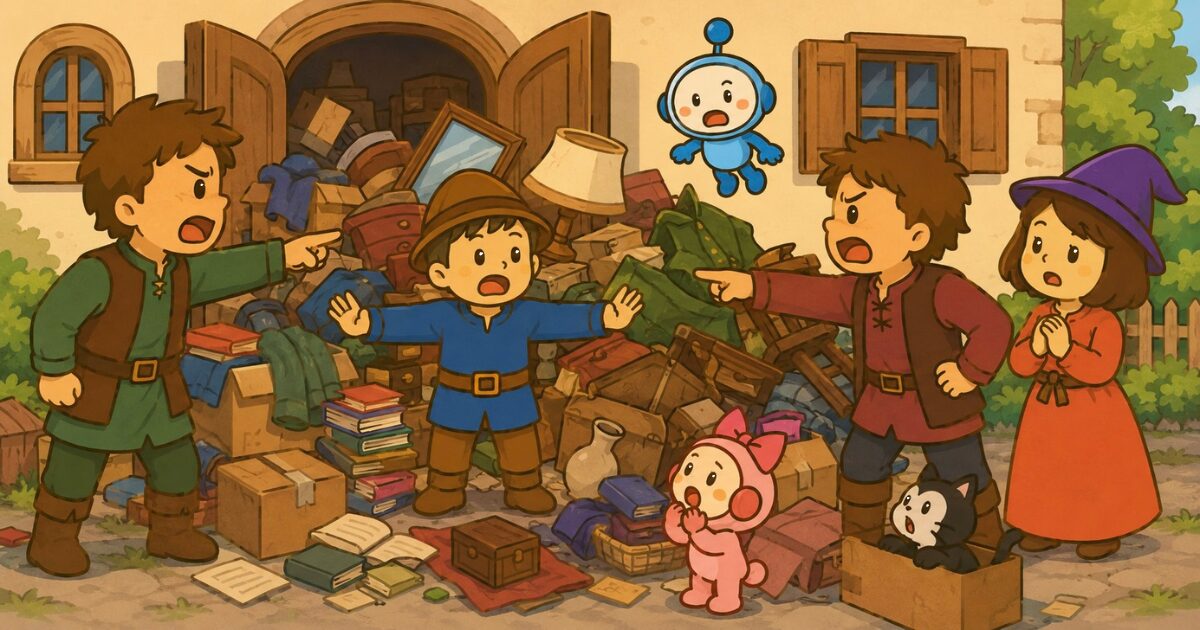 言い争う2人