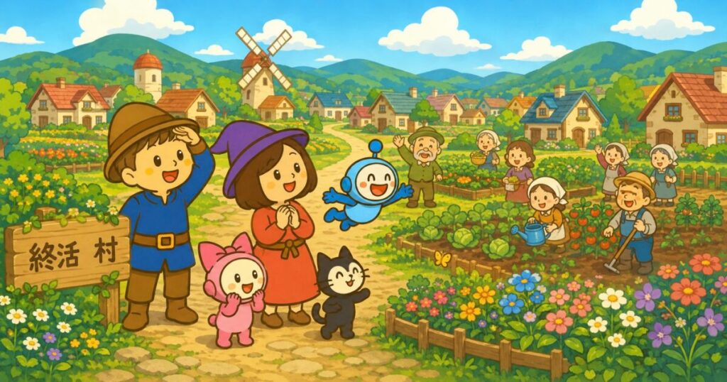 自然豊かな村