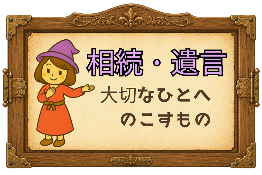 相続・遺言｜大切なひとへのこすもの